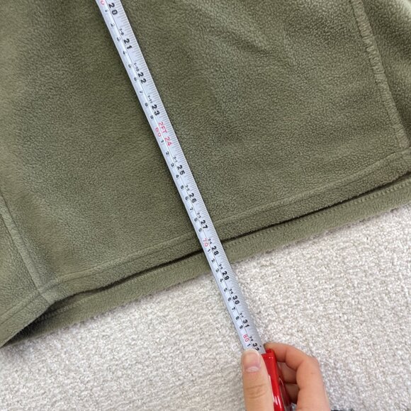 Columbia Jacket Wom M Benton Spring Half Snap Fleece Pullover Green / Gray Camp - Picture 9 of 15